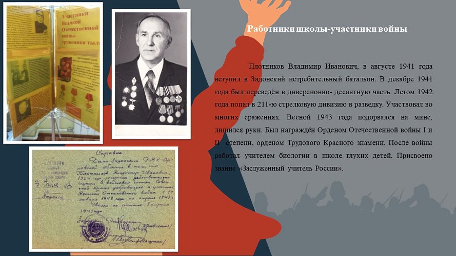 «Память военных лет»